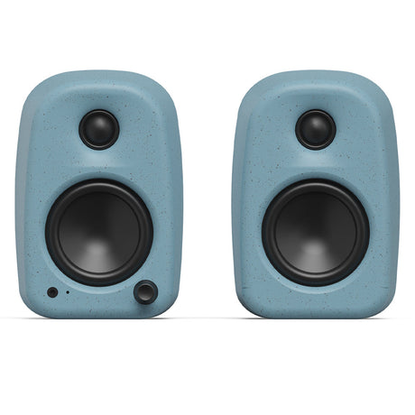 Kanto UKI 100W Desktop Speakers - Cornflower (Matte Blue), Pair (with Bluetooth, USB-C, Headphone out)