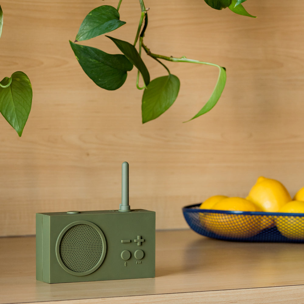 Lexon Thykho 3 Fm Radio & Bluetooth Speaker - Khaki
