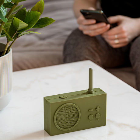 Lexon Thykho 3 Fm Radio & Bluetooth Speaker - Khaki