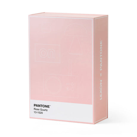 Lexon GIFT Set PANTONE - Rose Pink - Includes Mino+ Mini Speaker, Flip Classic Clock, Mina M Lamp, Thykho 3  Speaker