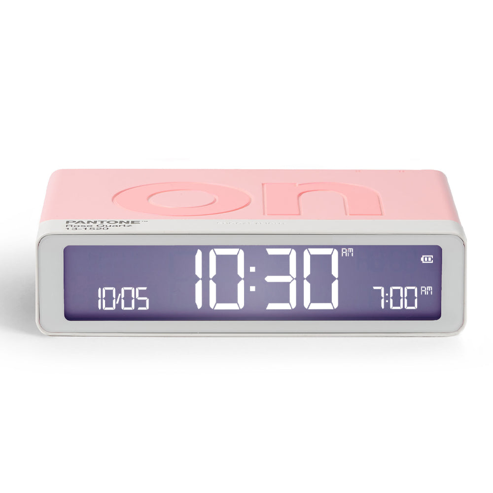 Lexon GIFT Set PANTONE - Rose Pink - Includes Mino+ Mini Speaker, Flip Classic Clock, Mina M Lamp, Thykho 3  Speaker