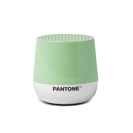 Lexon GIFT Set PANTONE - Green - Includes Mino+ Mini Speaker, Flip Classic Clock, Mina M Lamp, Thykho 3  Speaker
