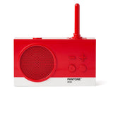 Lexon GIFT Set PANTONE - Red - Includes Mino+ Mini Speaker, Flip Classic Clock, Mina M Lamp, Thykho 3  Speaker