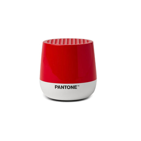 Lexon GIFT Set PANTONE - Red - Includes Mino+ Mini Speaker, Flip Classic Clock, Mina M Lamp, Thykho 3  Speaker