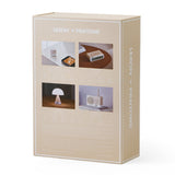 Lexon GIFT Set PANTONE - Sand - Includes Mino+ Mini Speaker, Flip Classic Clock, Mina M Lamp, Thykho 3  Speaker