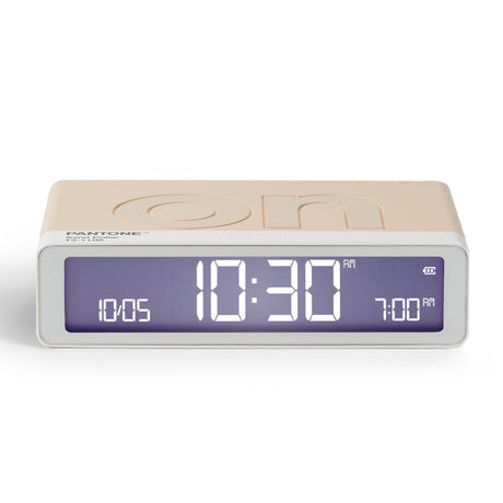 Lexon GIFT Set PANTONE - Sand - Includes Mino+ Mini Speaker, Flip Classic Clock, Mina M Lamp, Thykho 3  Speaker