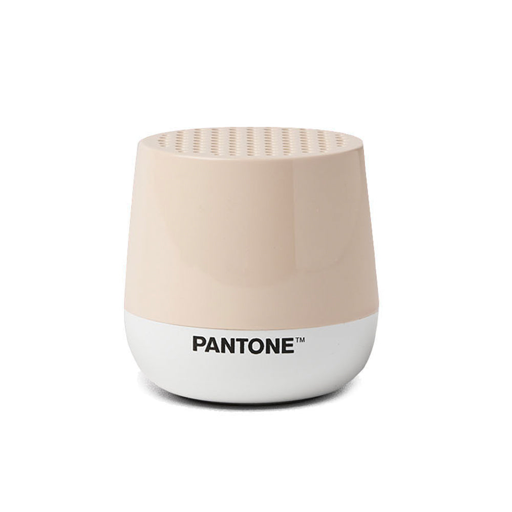 Lexon GIFT Set PANTONE - Sand - Includes Mino+ Mini Speaker, Flip Classic Clock, Mina M Lamp, Thykho 3  Speaker