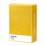 Lexon GIFT Set PANTONE - Yellow - Includes Mino+ Mini Speaker, Flip Classic Clock, Mina M Lamp, Thykho 3  Speaker