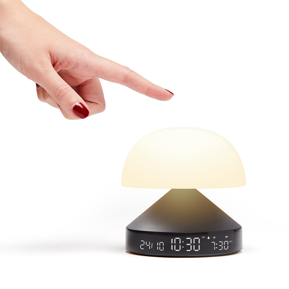 Lexon Mina Sunrise Alarm Clock - Gunmetal