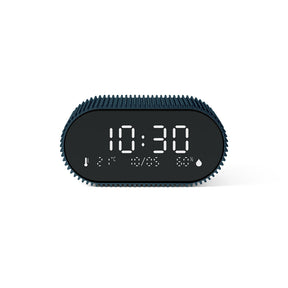 Lexon Ray Clock Lcd Alarm Clock With Temperature - Blue