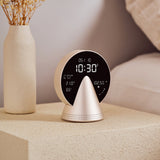 Lexon Conic Radio Alarm Clock - Gold (With Fm & Built-In Bluetooth Speaker)