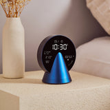Lexon Conic Radio Alarm Clock - Blue (With Fm & Built-In Bluetooth Speaker)