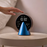 Lexon Conic Radio Alarm Clock - Blue (With Fm & Built-In Bluetooth Speaker)