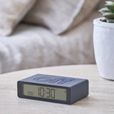Lexon Flip Mini Reversible Alarm Clock - Grey