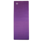 Mandala Premium Yoga Mat Set - Purple (5mm Vegan Suede Mat, Adjustable Strap & Stainless Steel Water Bottle)