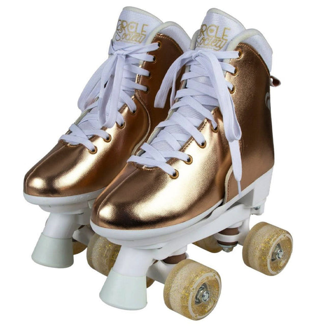 Bravo Sports Circle Society Roller Skates - Metallic Rose Gold (Size 3-7)