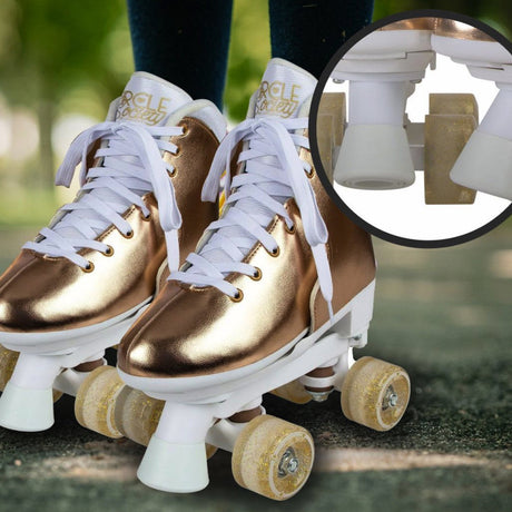 Bravo Sports Circle Society Roller Skates - Metallic Rose Gold (Size 3-7)