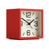 Newgate Cube Mantel Clock - Fire Engine Red