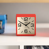 Newgate Cube Mantel Clock - Fire Engine Red