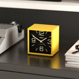 Newgate Cube Mantel Clock - Citrus Yellow