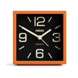 Newgate Cube Mantel Clock - Pumpkin Orange