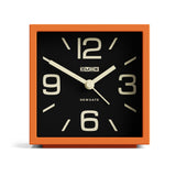 Newgate Cube Mantel Clock - Pumpkin Orange