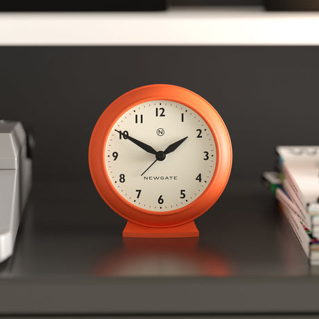 Newgate Pacific Mantel Clock - Pumpkin Orange