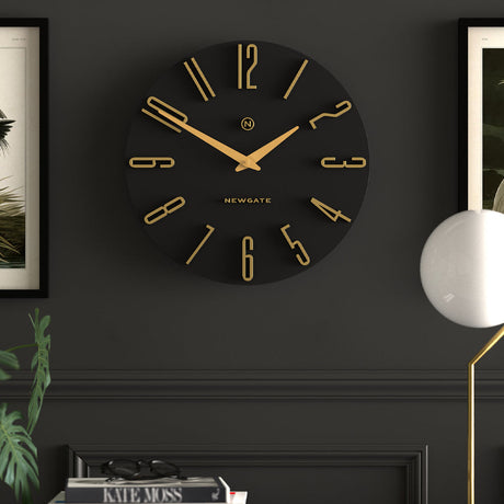 Newgate Empire State Wall Clock - Black