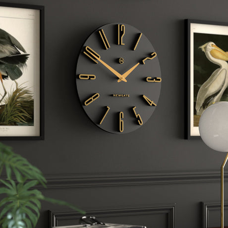 Newgate Empire State Wall Clock - Black