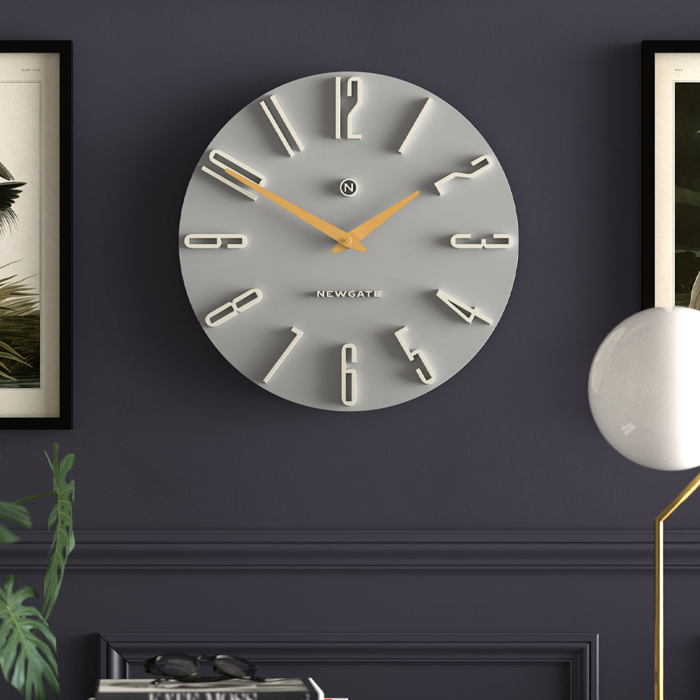 Newgate Empire State Wall Clock - Grey