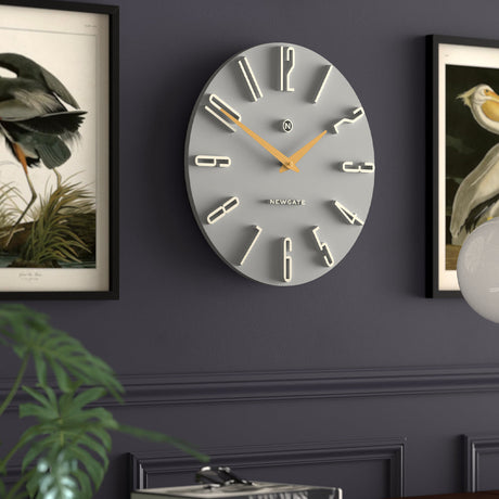 Newgate Empire State Wall Clock - Grey