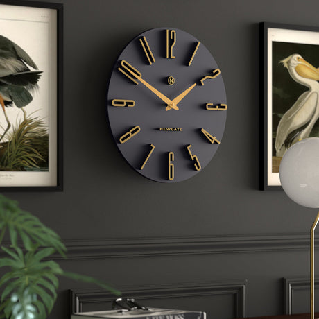 Newgate Empire State Wall Clock - Petrol Blue