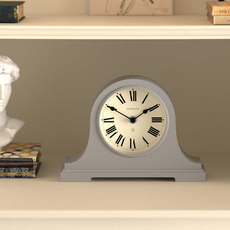 Newgate Broadway Mantel Clock - Clockwork Grey