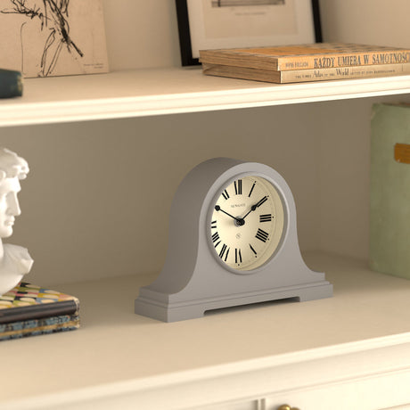 Newgate Broadway Mantel Clock - Clockwork Grey