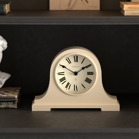 Newgate Broadway Mantel Clock - Vanilla Cream
