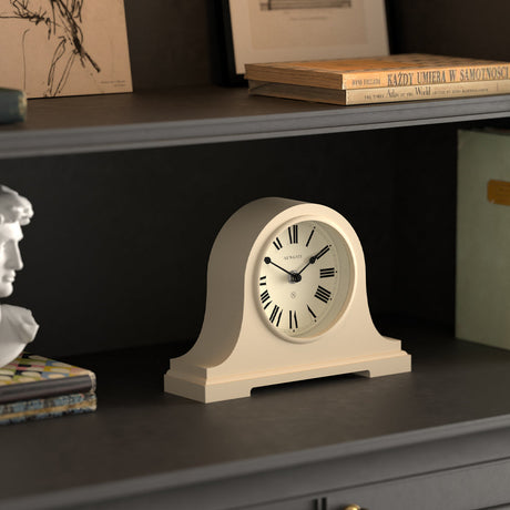 Newgate Broadway Mantel Clock - Vanilla Cream