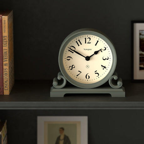 Newgate Divisadero Mantel Clock - Asparagus Green