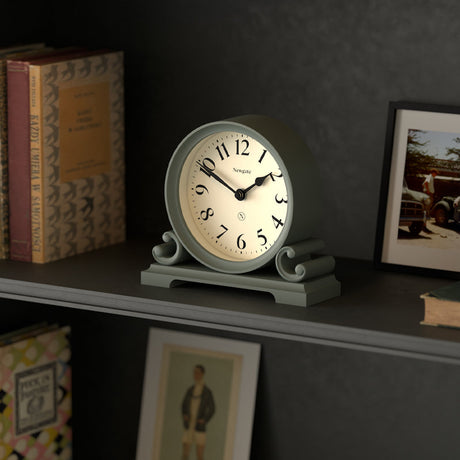 Newgate Divisadero Mantel Clock - Asparagus Green