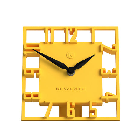 Newgate Highline Mantel Clock - Yellow