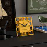 Newgate Highline Mantel Clock - Yellow