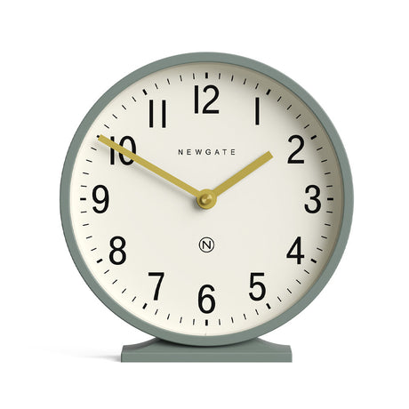 Newgate Q Mantel Clock - Asparagus Green