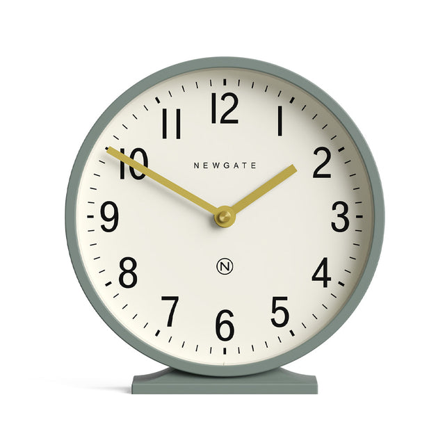 Newgate Q Mantel Clock - Asparagus Green