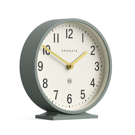 Newgate Q Mantel Clock - Asparagus Green