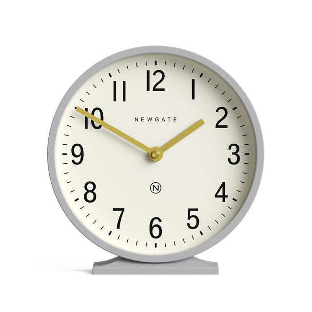 Newgate Q Mantel Clock - Clock Grey