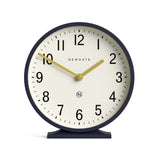 Newgate Q Mantel Clock - Petrol Blue