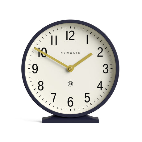 Newgate Q Mantel Clock - Petrol Blue