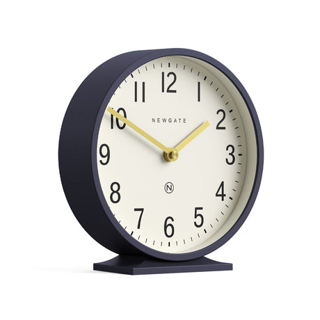Newgate Q Mantel Clock - Petrol Blue