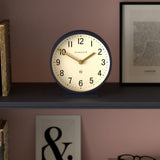 Newgate Q Mantel Clock - Petrol Blue