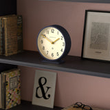 Newgate Q Mantel Clock - Petrol Blue