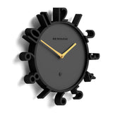 Newgate Monorail Wall Clock - Black